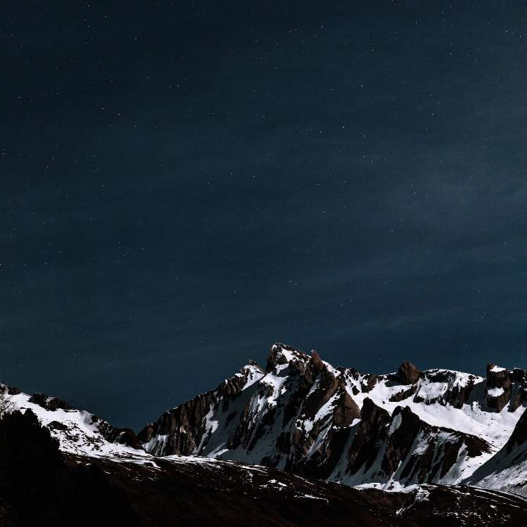 Night Snow Mountain